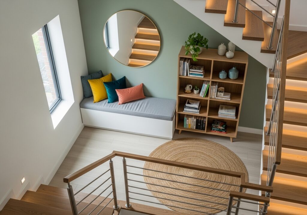 A Beautiful Corner Can Start at the Stairs