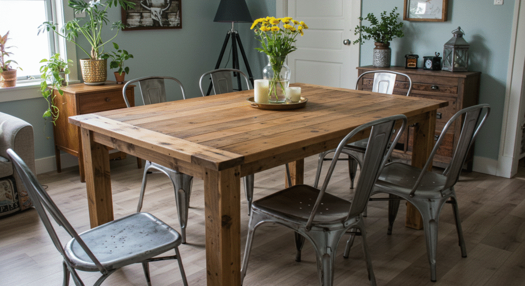 Dining Table in a Small Living Space