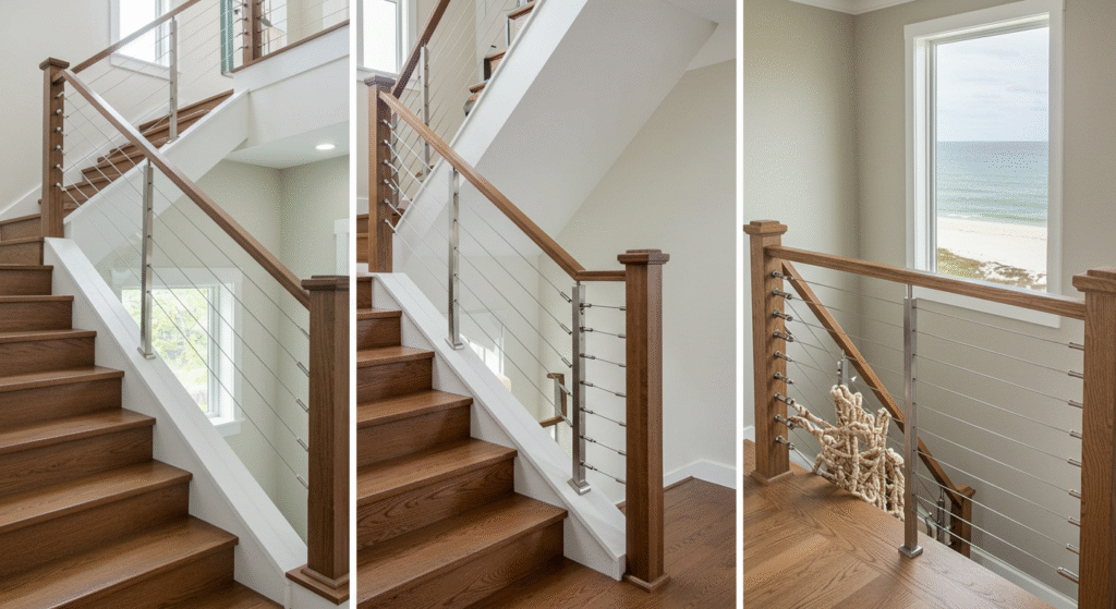 Stair Railing Ideas with Catchy Look