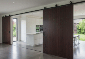 20 Genius Ways Hanging Sliding Doors Can Maximize Small Spaces