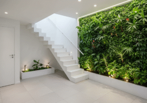 21+ Modern Ideas to Turn Under-Stairs Space Into a Magical Indoor Greenery