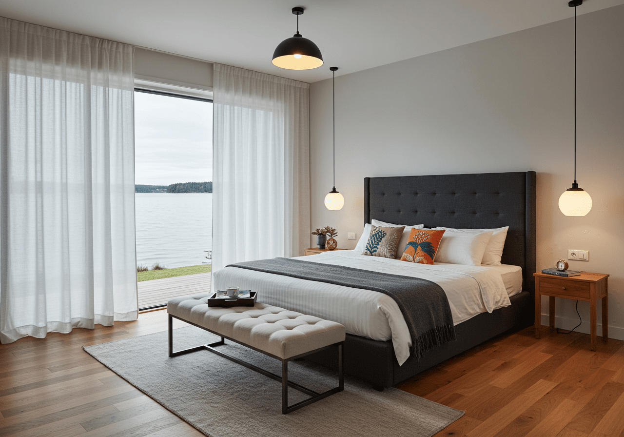 8 Modern Lake House Bedroom Decor Ideas: Colors and Designs