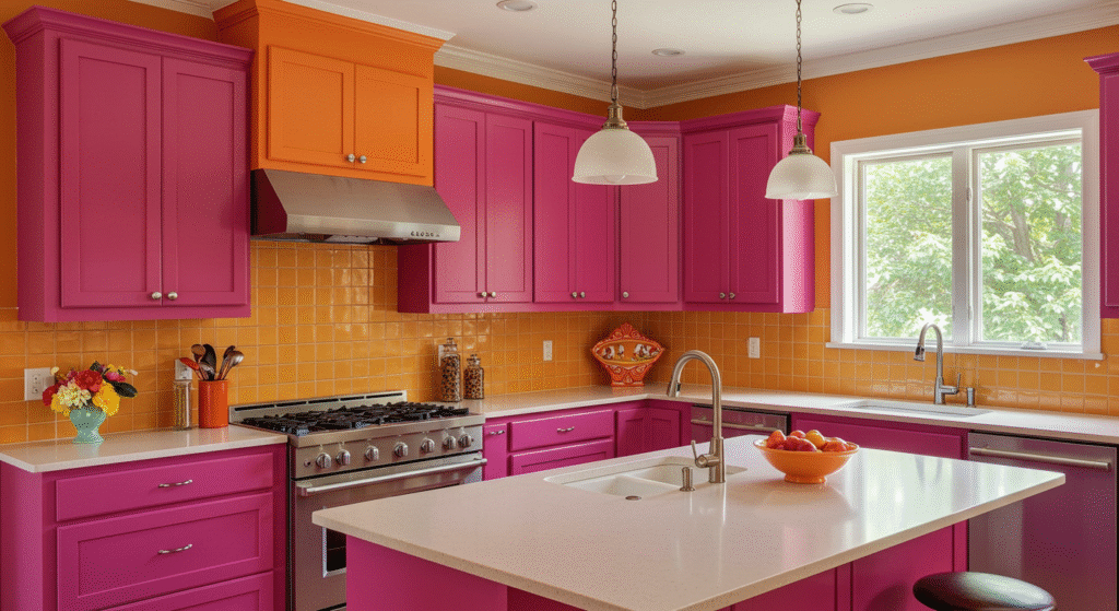 Orange and Fuchsia Boldness