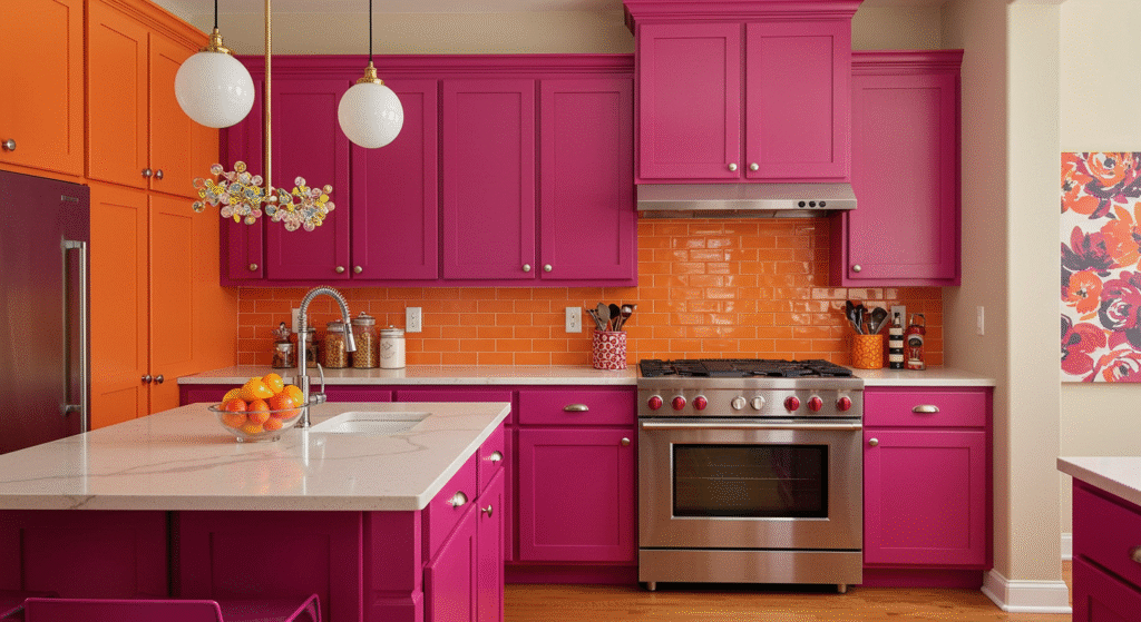 Orange and Fuchsia Boldness