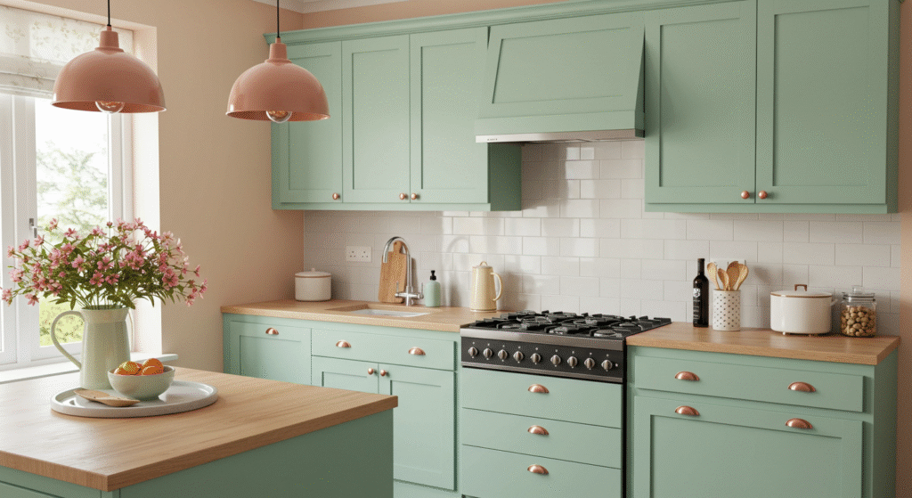 Peach and Mint Lightness