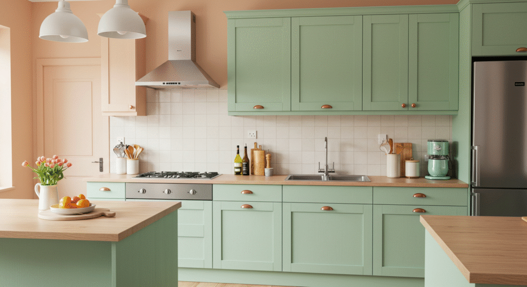 Peach and Mint Lightness