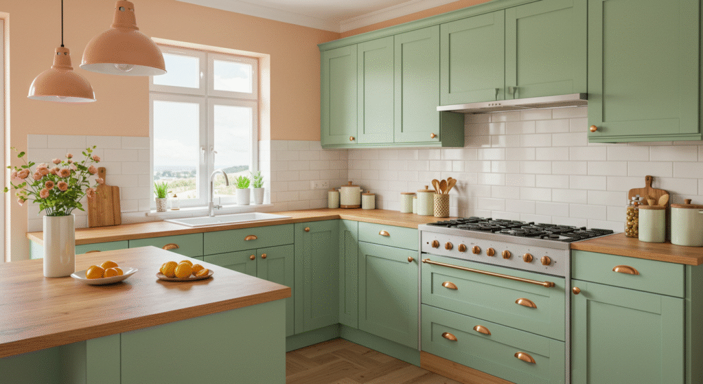 Peach and Mint Lightness