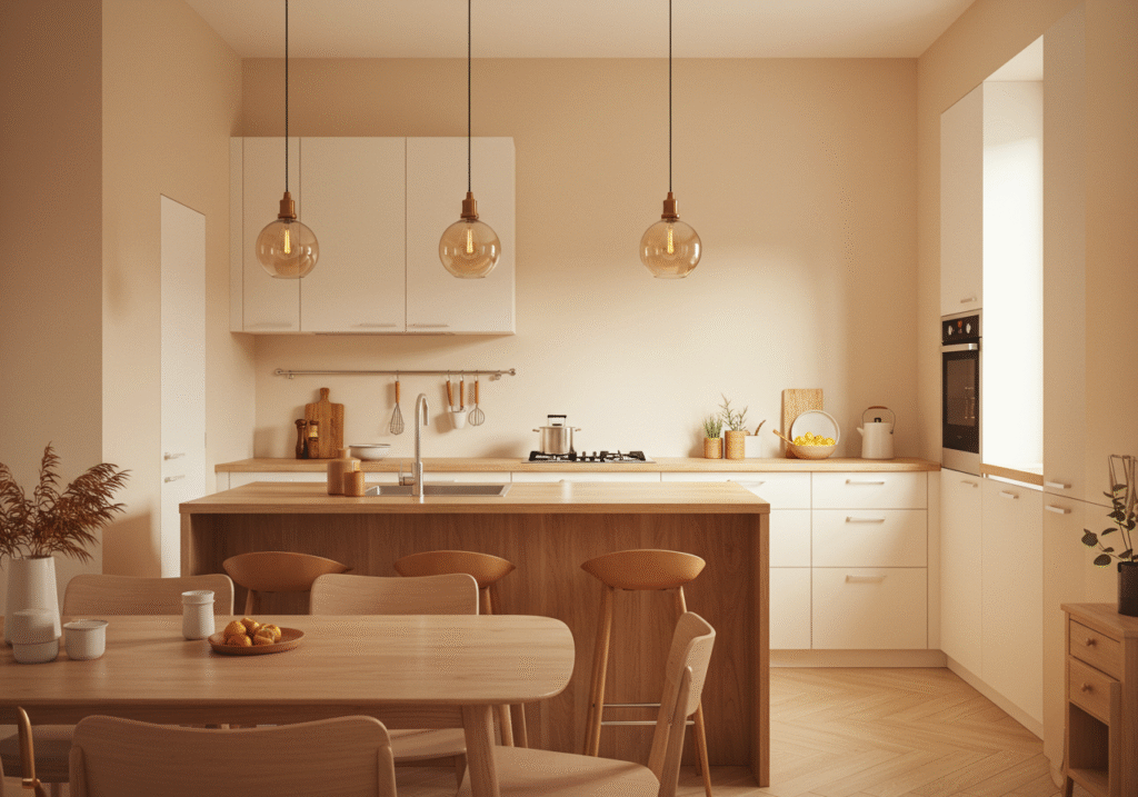 Warm Minimalist Kitchen ideas