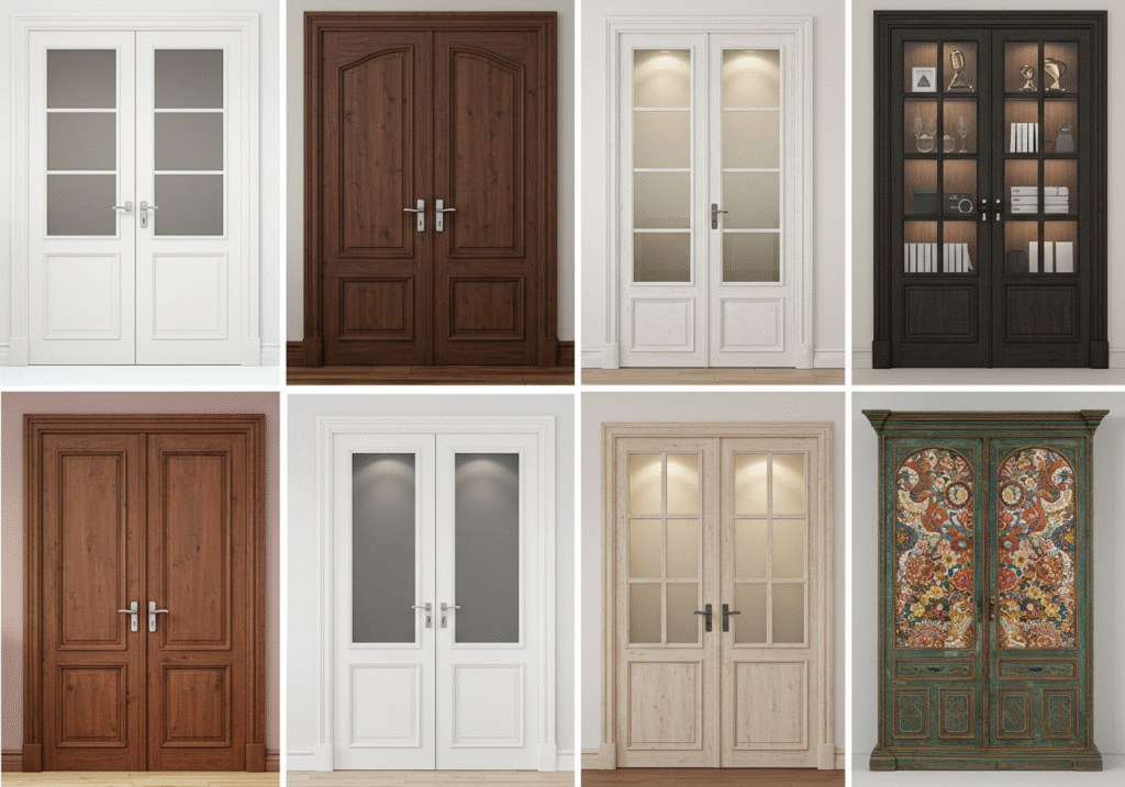 Double Door Design Ideas for an Aesthetic Interior