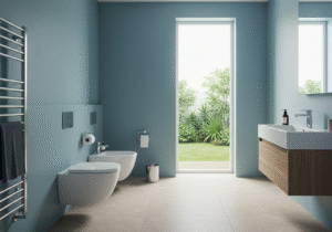 9 Small Modern Bathroom Window Ideas for Privacy at Night