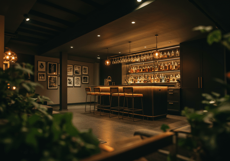Modern Basement Bar Ideas