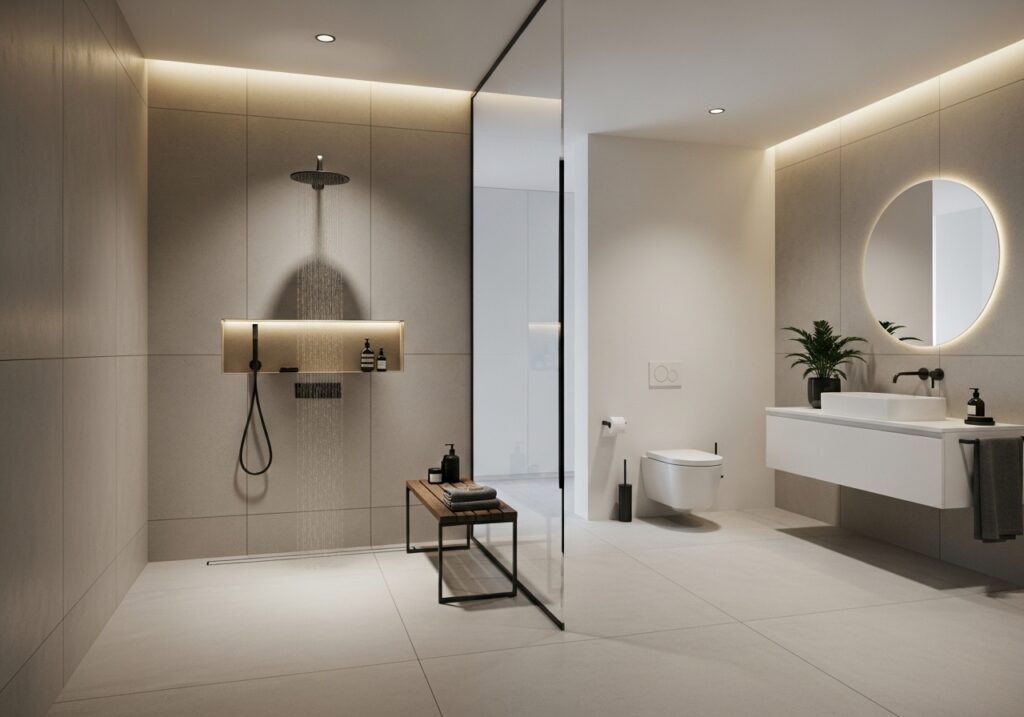 Minimal Design Wet Room