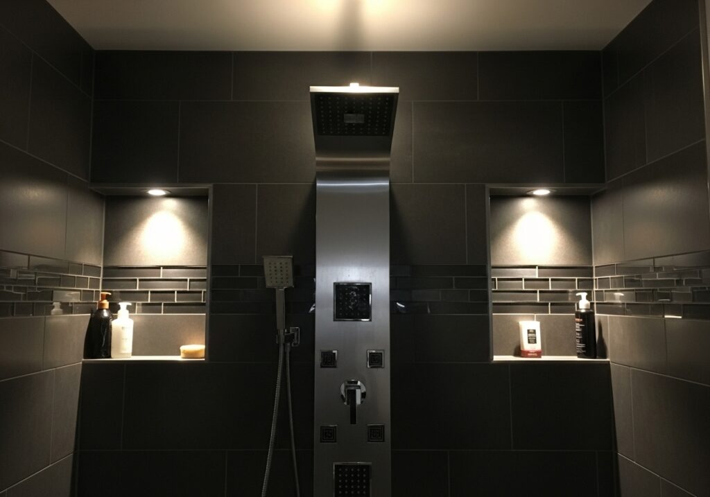 Compact Shower Fixtures