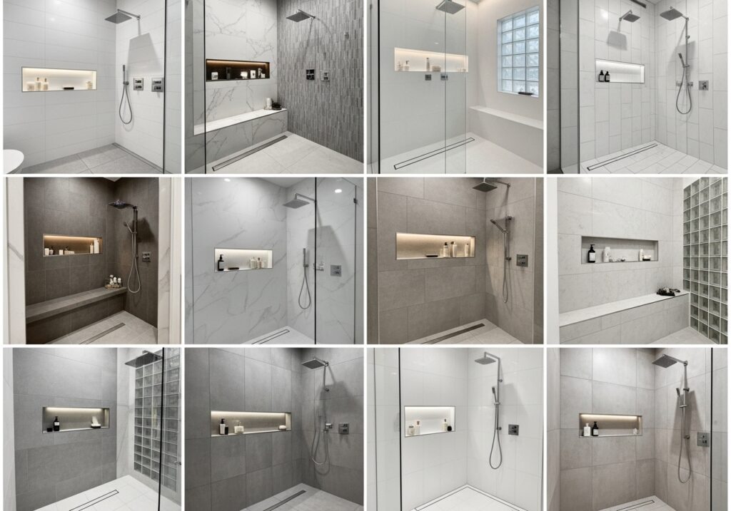 Shower Niche for Storage