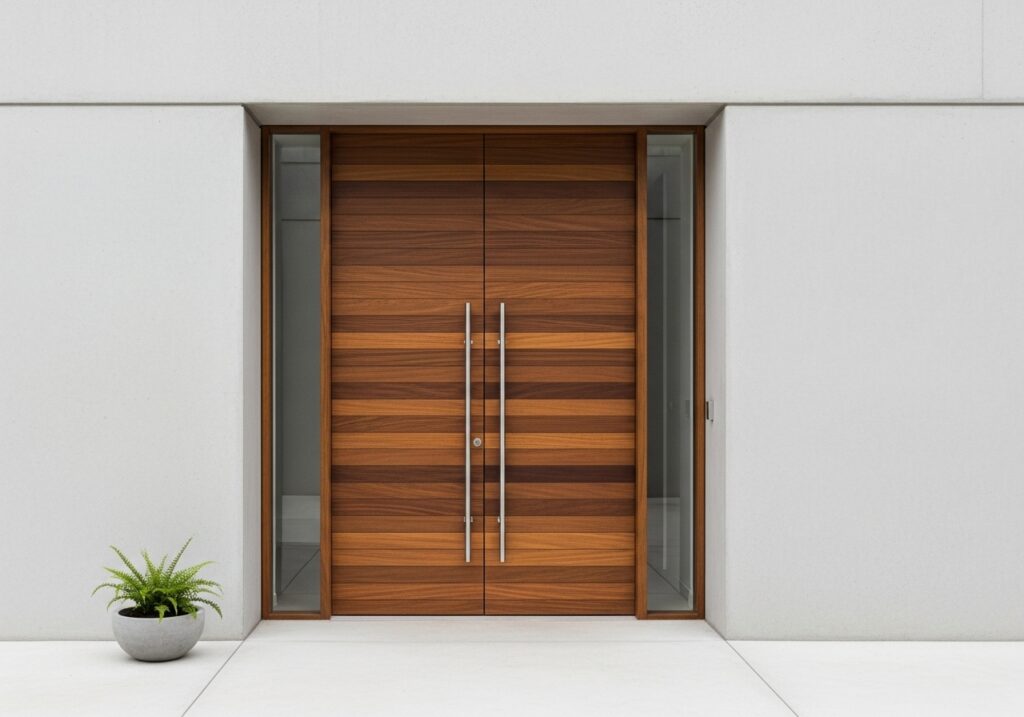 Minimalist Double Doors