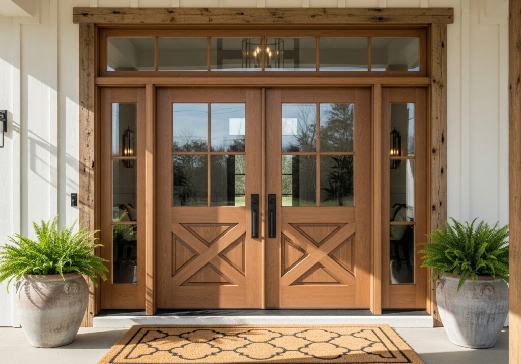Modern Farmhouse Double Doors