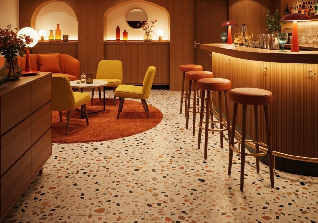 Basement bar design Ideas: Mid-Century Modern Bar