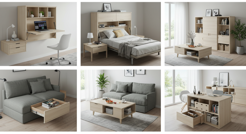 Space-Saving Furniture Solutions through interior design