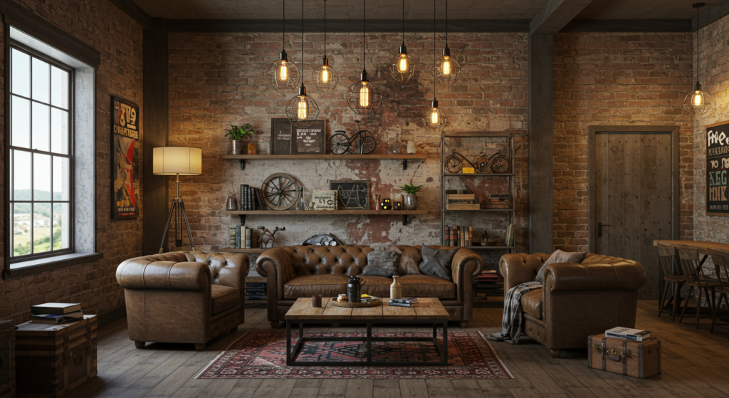 Industrial-Chic and Rustic Elements