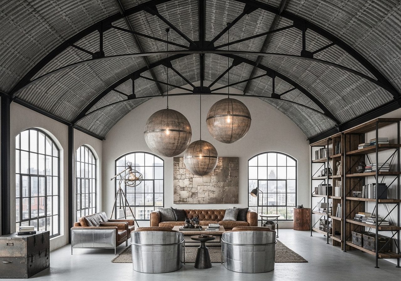 24 Vaulted Ceilings Ideas for Living Room Design