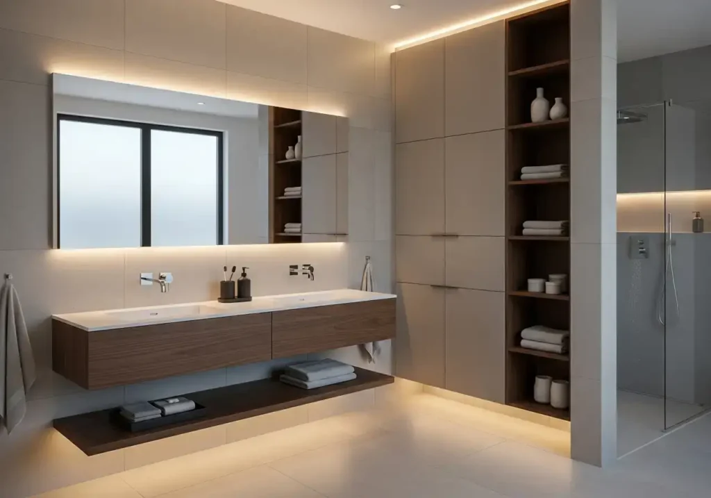 Floating Vanities & Custom Storage