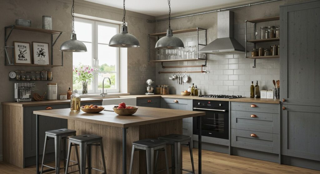 Industrial-Style Accents