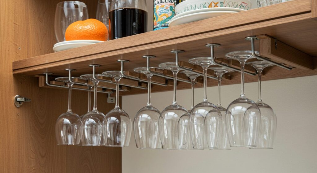 Install a Wine Glass Rack