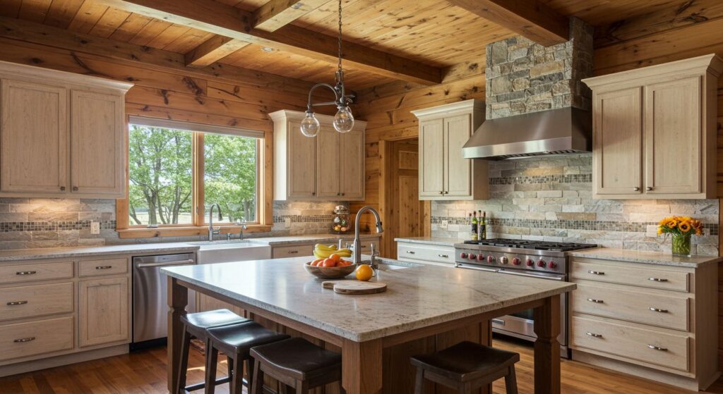 Stone & Wood Combinations