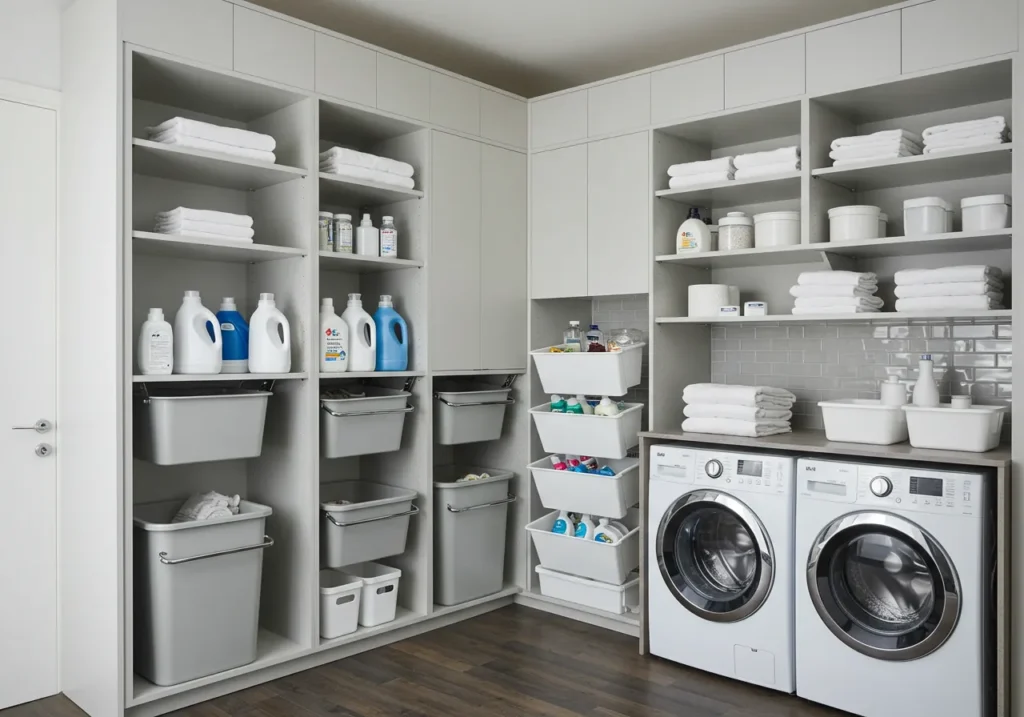 Vertical Storage to Clear the Floor