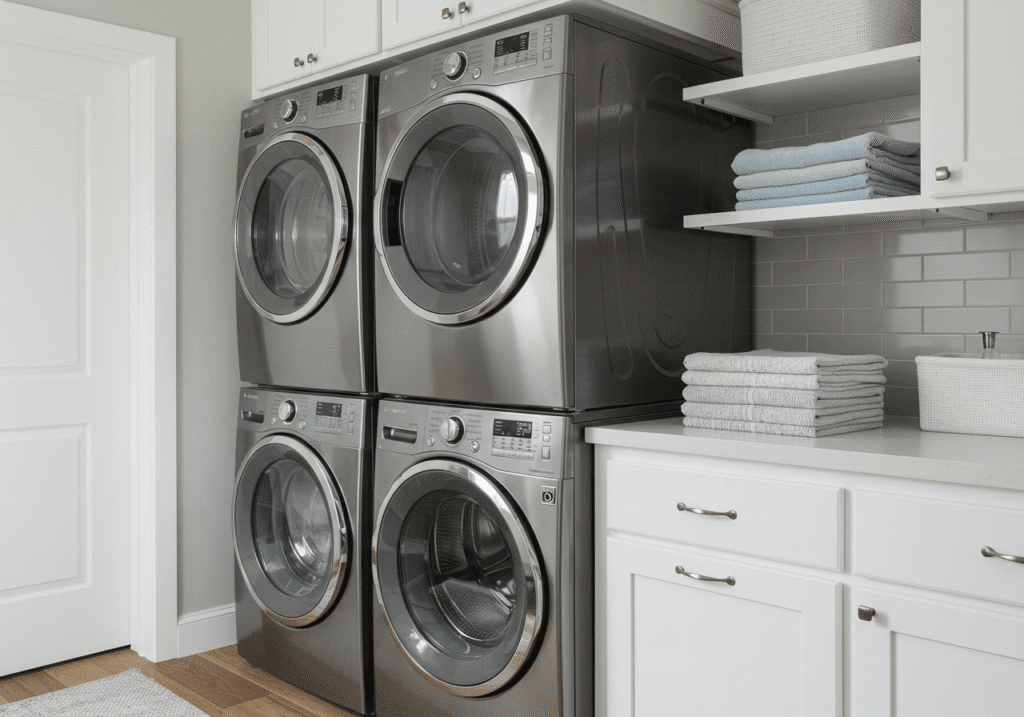 Stacked Washer and Dryer