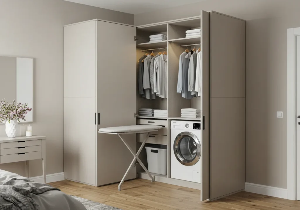 Laptop-Style Laundry Closet
