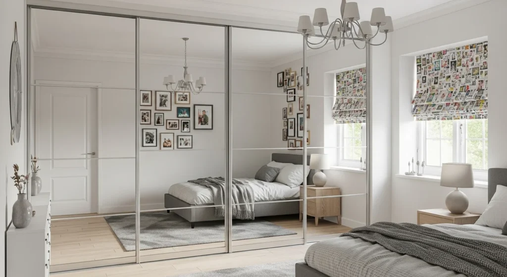 Reflect Light with Mirrored Doors