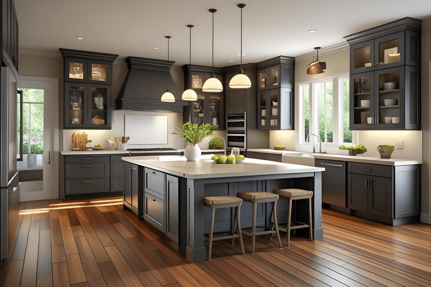 25 Modern Kitchen Layout Ideas With Island and Pantry