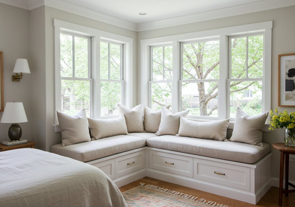 Built-In Seating to Maximize Space