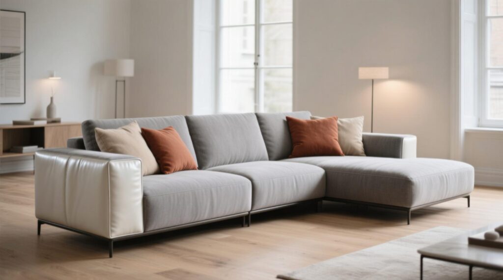 Fabric and Leatherette Combinations