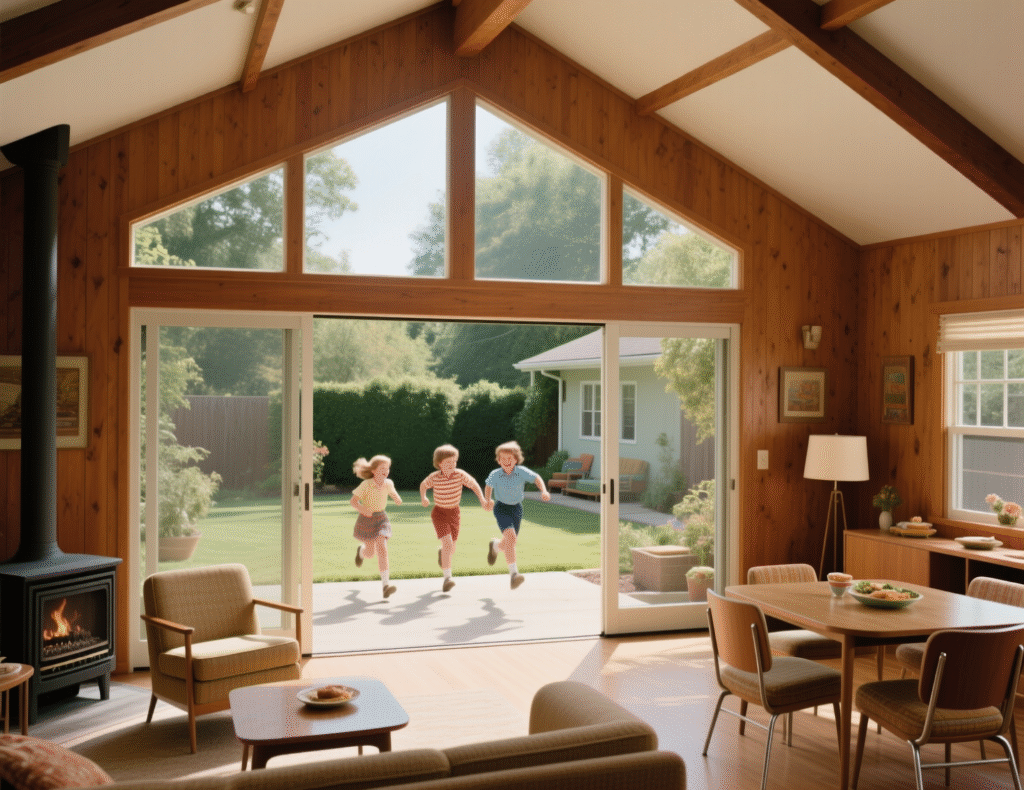 Family Room with Backyard Access