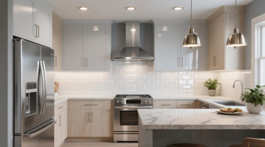 Grey and White Tones for a Classic Feel