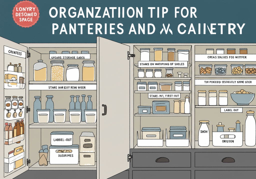 Organization Tips for Pantries and Cabinetry