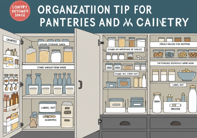 Organization Tips for Pantries and Cabinetry