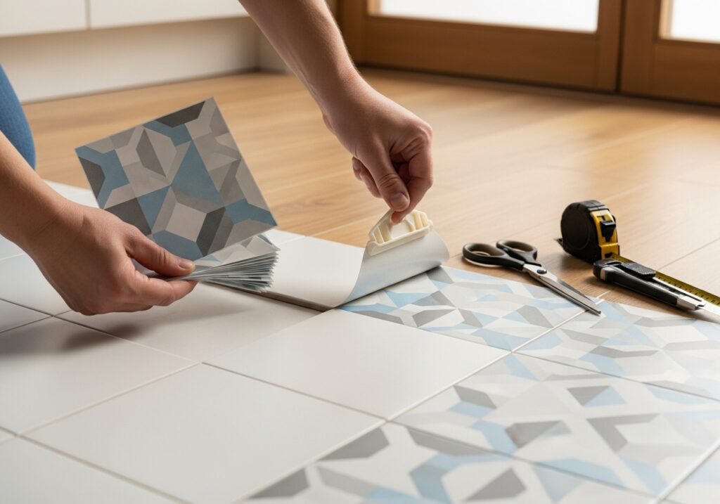  Pre-Cut Vinyl Tile Decals for Hassle-Free Installation