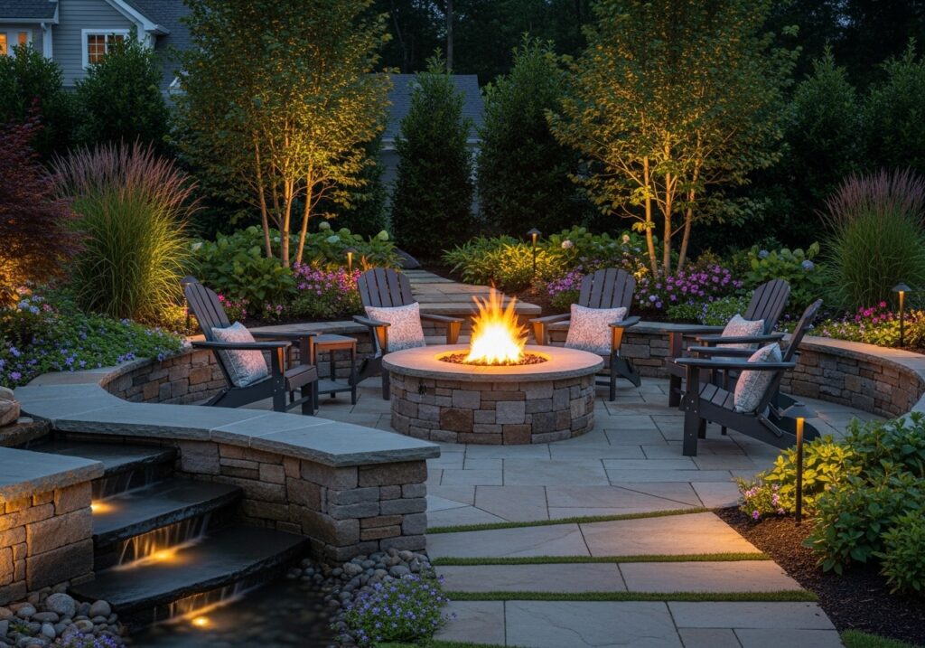 Add a Firepit for Warm Evenings
