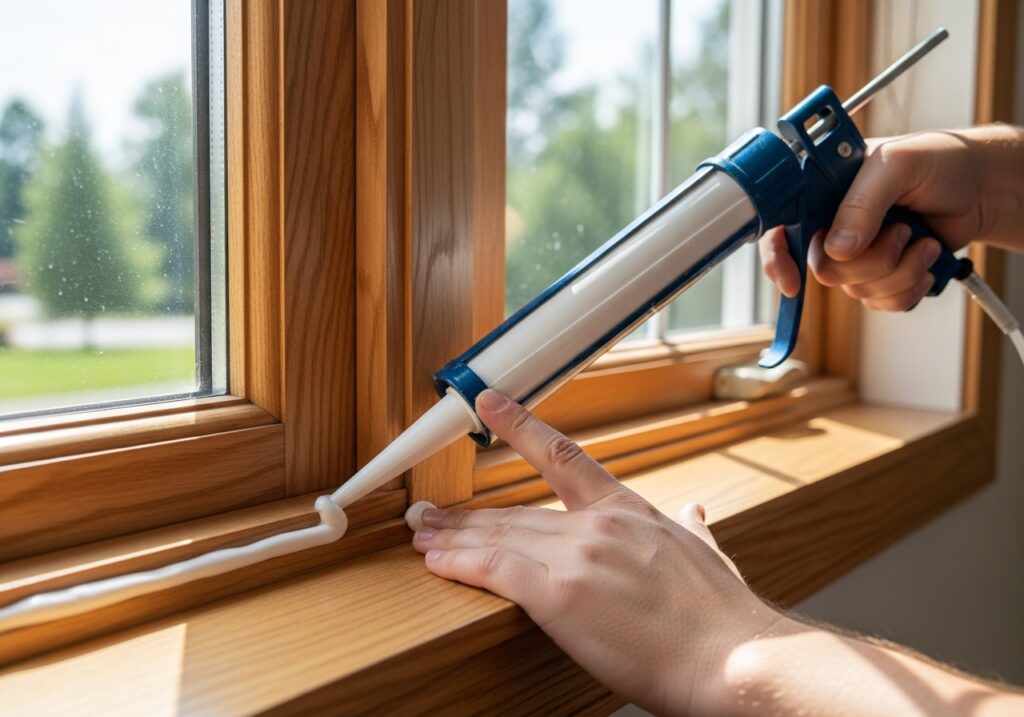 Use Caulking to Seal Gaps