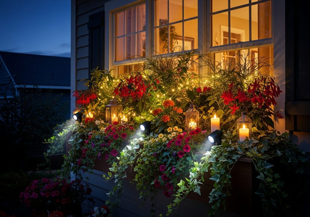 Home Improvement Ideas for Windows: Garden Lighting for Beauty