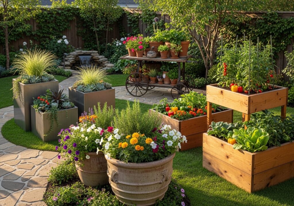  Create a Garden with Planters