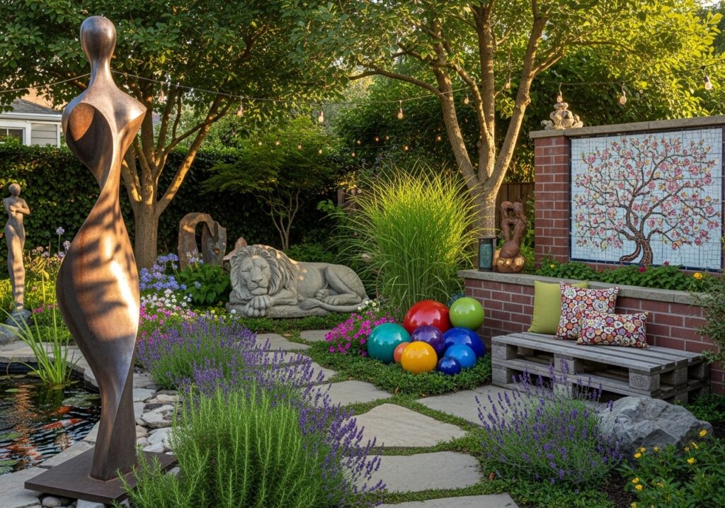 Add Sculptures and Art