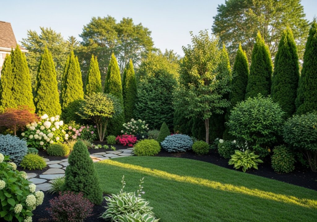 Plant Trees and Shrubs for Privacy