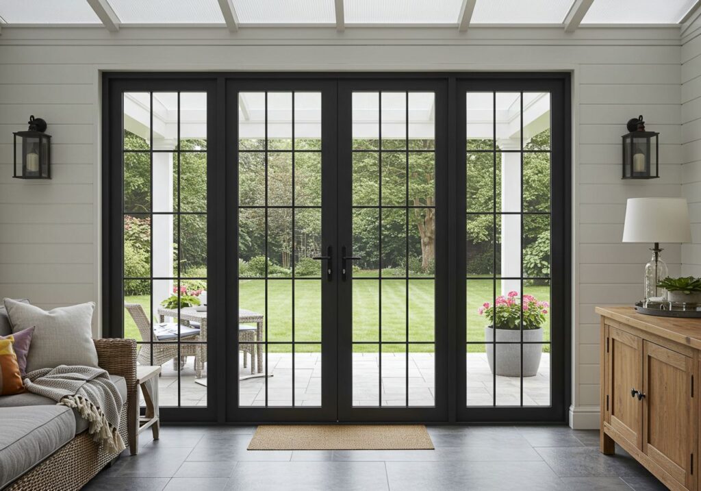 Indoor-Outdoor Living with French Doors
