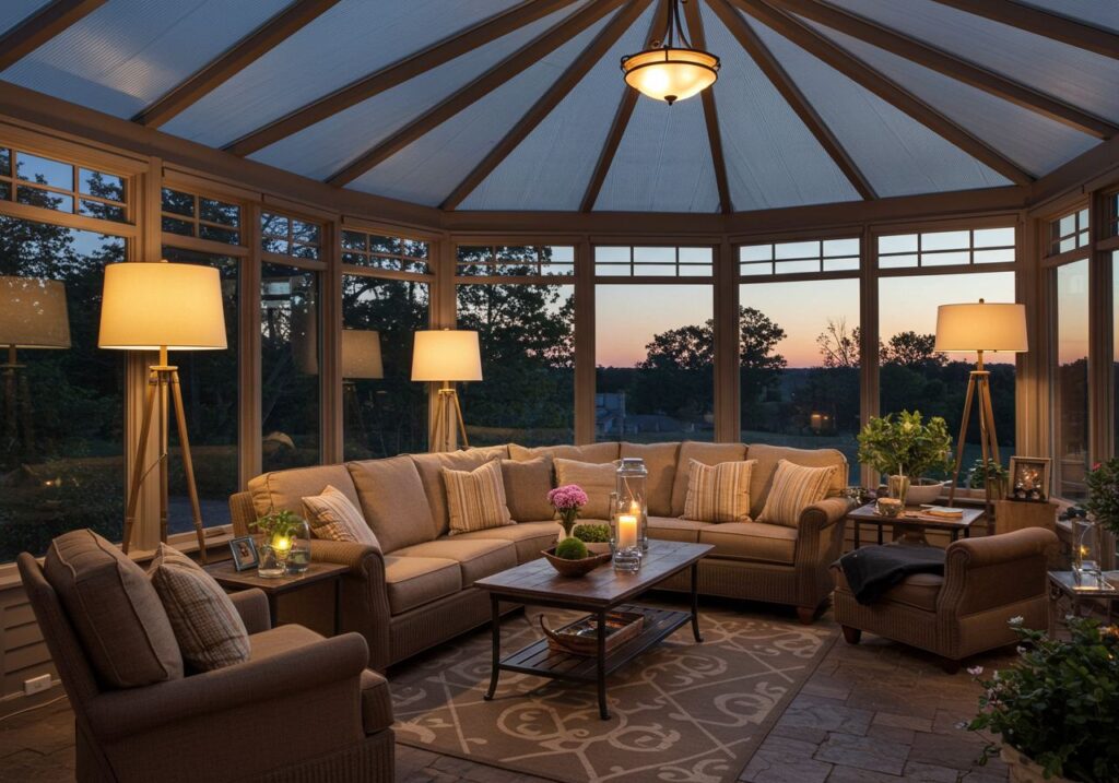 Layered Lighting for Evening Comfort