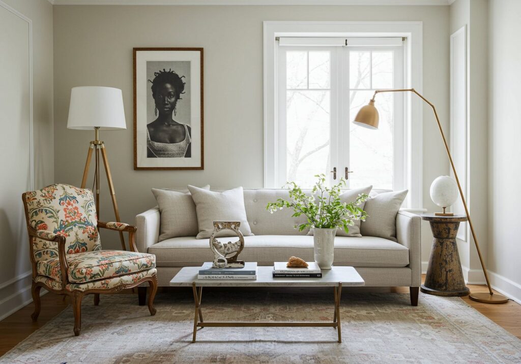 Mix Antique and Modern for Eclectic Flair