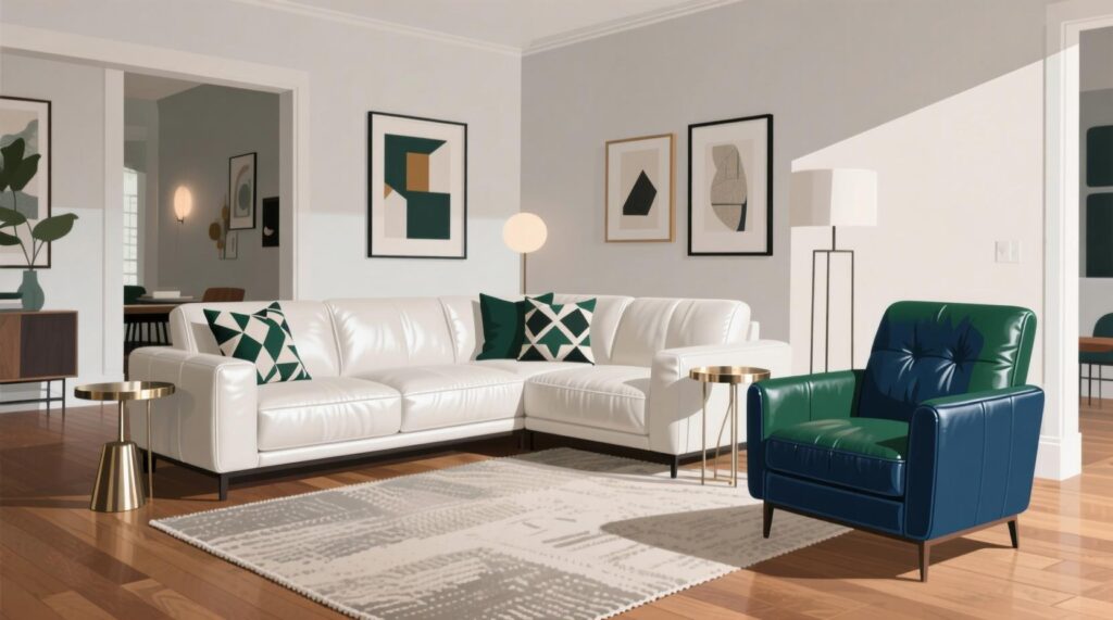 Mixing Neutral and Bold Tones